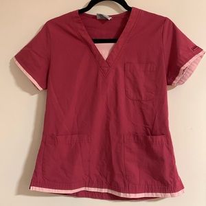 Pink scrubs